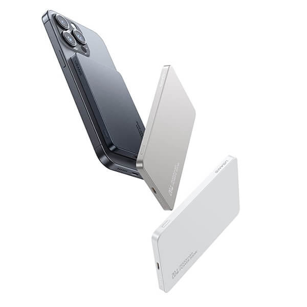 USAMS CD231 CY Series Ασύρματο PowerBank 5000mAh 20W - White