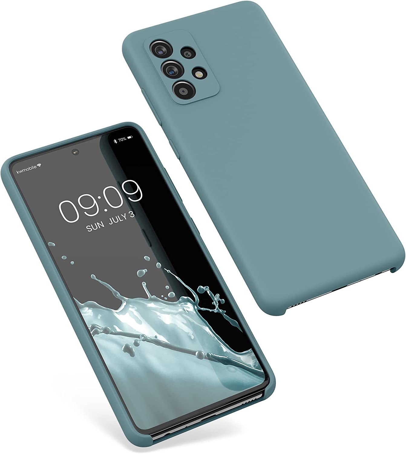 KW Samsung Galaxy A52 / A52 5G / A52s 5G Θήκη Σιλικόνης Rubber TPU - Arctic Night - 54347.207