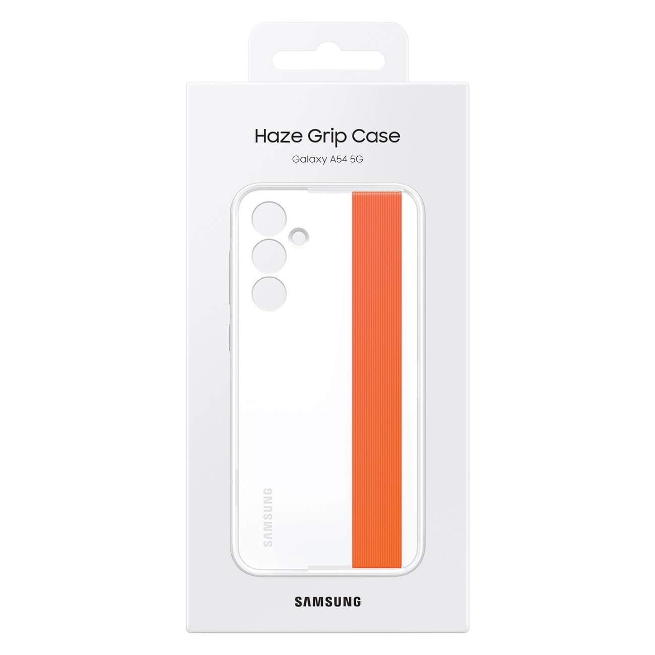 Samsung Haze Grip Samsung Galaxy A54 5G Θήκη Σιλικόνης με Αποσπώμενο Ιμάντα - White - EF-XA546CWEGWW