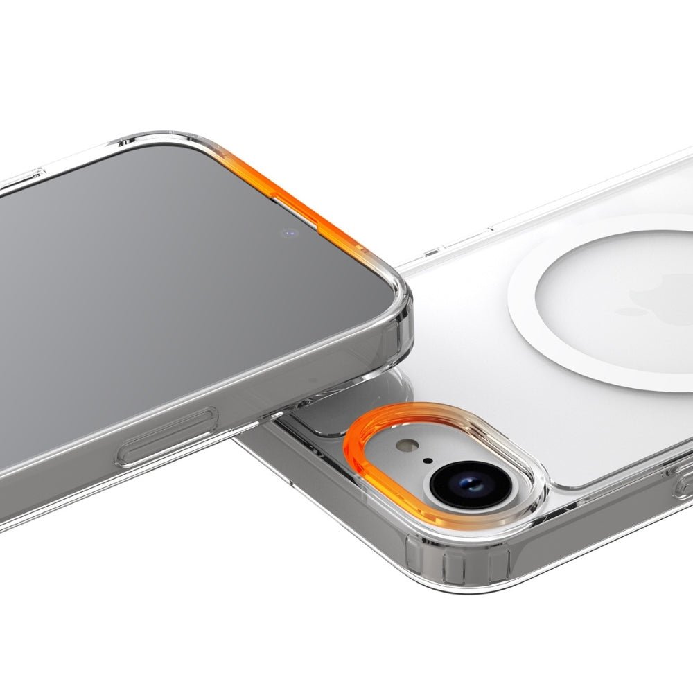 Araree iPhone 16e Duple M Σκληρή Θήκη με Πλαίσιο Σιλικόνης και MagSafe - Διάφανη