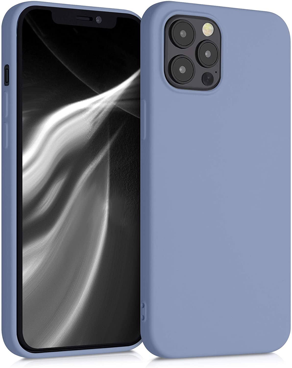 KW iPhone 12 Pro Max Θήκη Σιλικόνης Rubberized TPU - Light Blue Matt - 52714.58