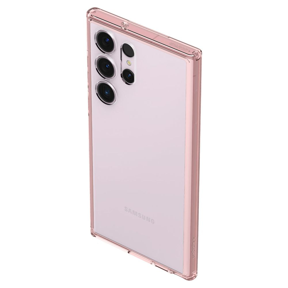 Spigen Samsung Galaxy S23 Ultra - Ultra Hybrid Σκληρή Θήκη με Πλαίσιο Σιλικόνης - Rose Crystal