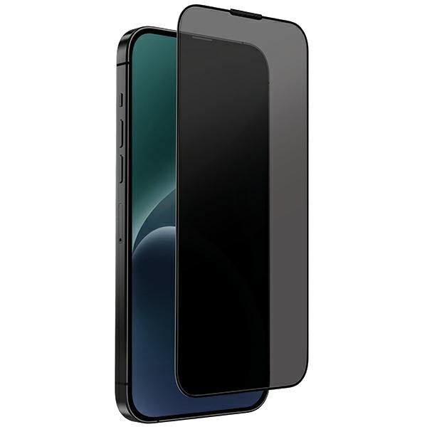 Uniq iPhone 15 Pro 9H Optix Privacy Αντιχαρακτικό Γυαλί Οθόνης με Κιτ Εγκατάστασης - Black