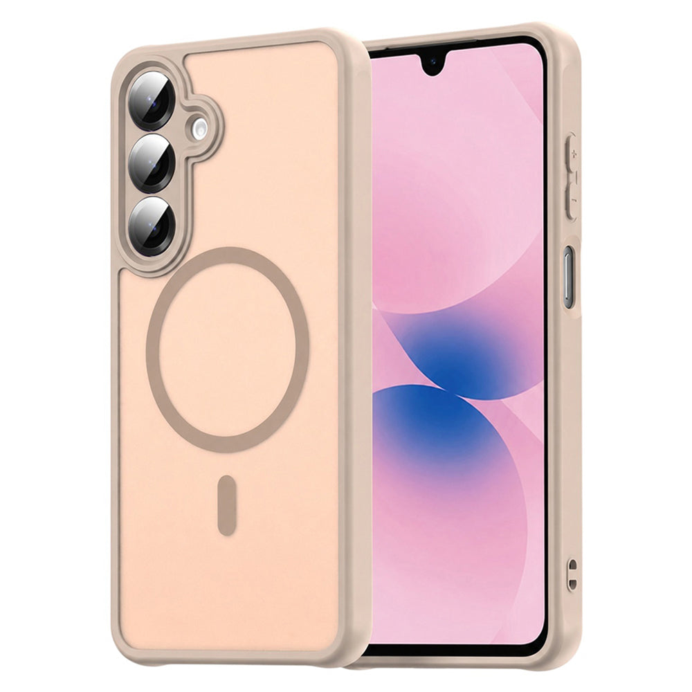 Techsuit Samsung Galaxy A27 5G - Σκληρή Θήκη με Πλαίσιο Σιλικόνης και MagSafe - HaloFrost II MagSafe - Gold