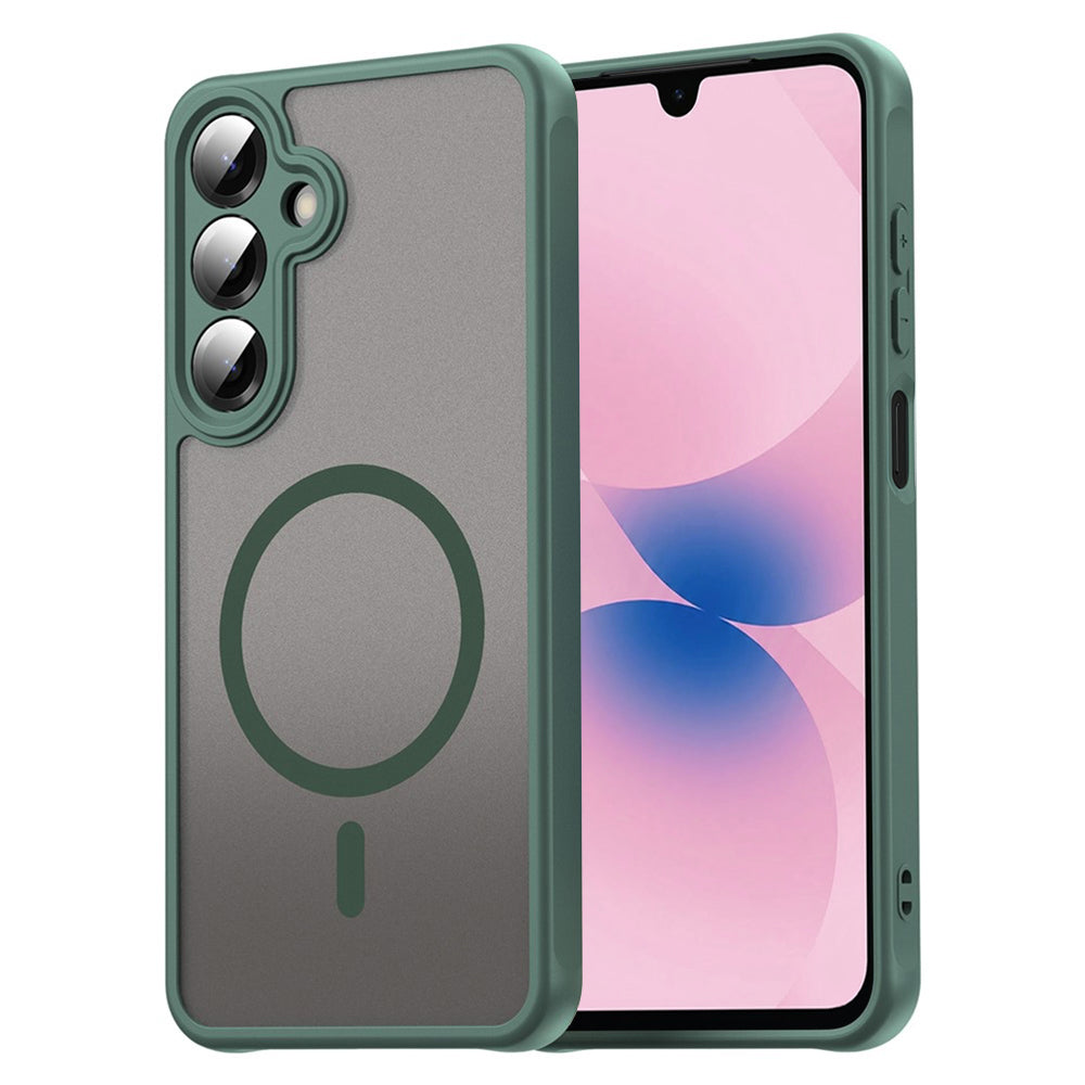 Techsuit Samsung Galaxy A27 5G - Σκληρή Θήκη με Πλαίσιο Σιλικόνης και MagSafe - HaloFrost II MagSafe - Green