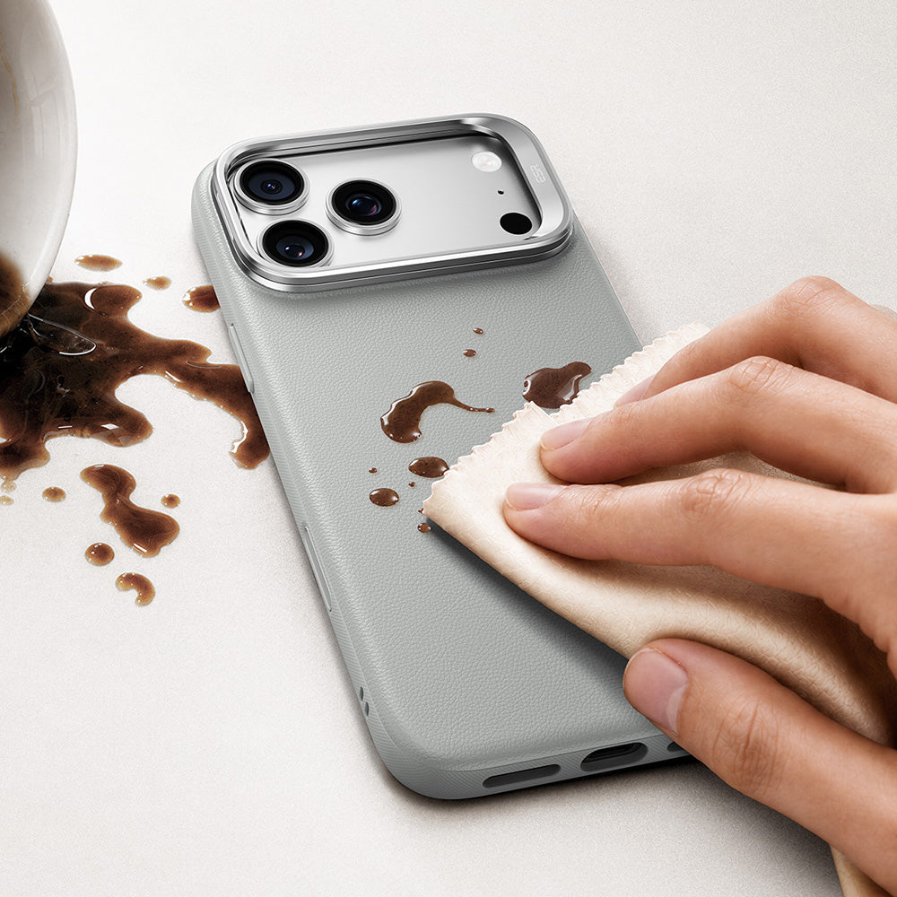 ESR iPhone 18 Pro Max / iPhone 17 Pro Max - Σκληρή Θήκη MagSafe με Πλαίσιο Σιλικόνης και Σταντ - Atelier Magnetic Kickstand - Grey