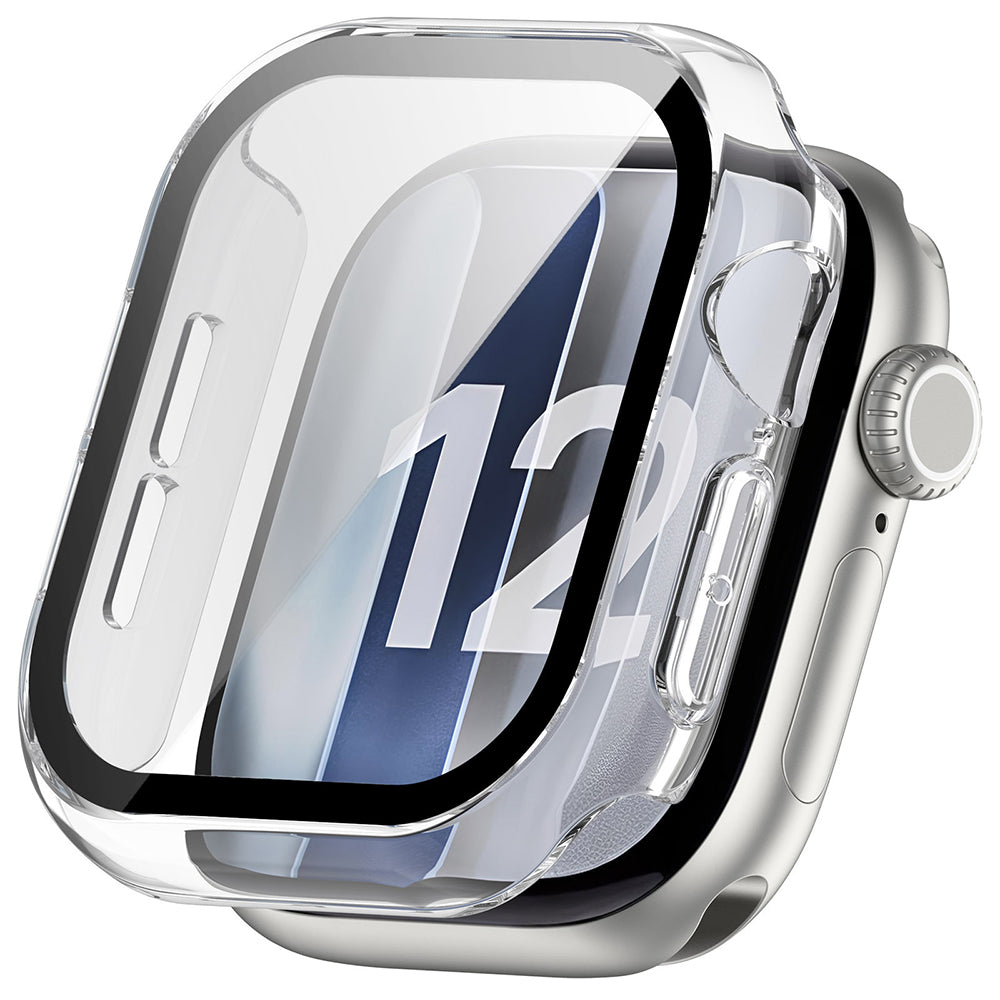 Techsuit Θήκη Apple Watch 12 - 46mm με Προστασία Οθόνης - Defense360 Pro - Clear