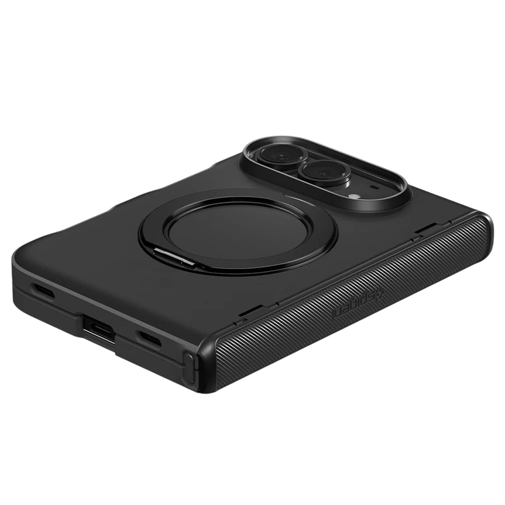 Spigen iPhone Duo - Σκληρή Θήκη με MagSafe / Stand - Slim Armor Pro S MagFit - Black