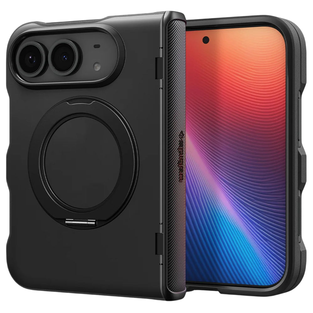 Spigen iPhone Duo - Σκληρή Θήκη με MagSafe / Stand - Slim Armor Pro S MagFit - Black