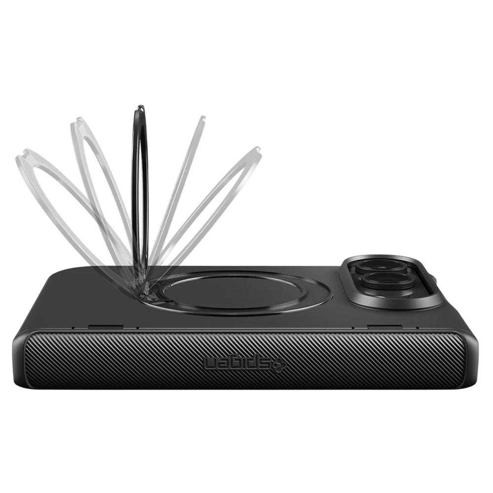 Spigen iPhone Duo - Σκληρή Θήκη με MagSafe / Stand - Slim Armor Pro S MagFit - Black