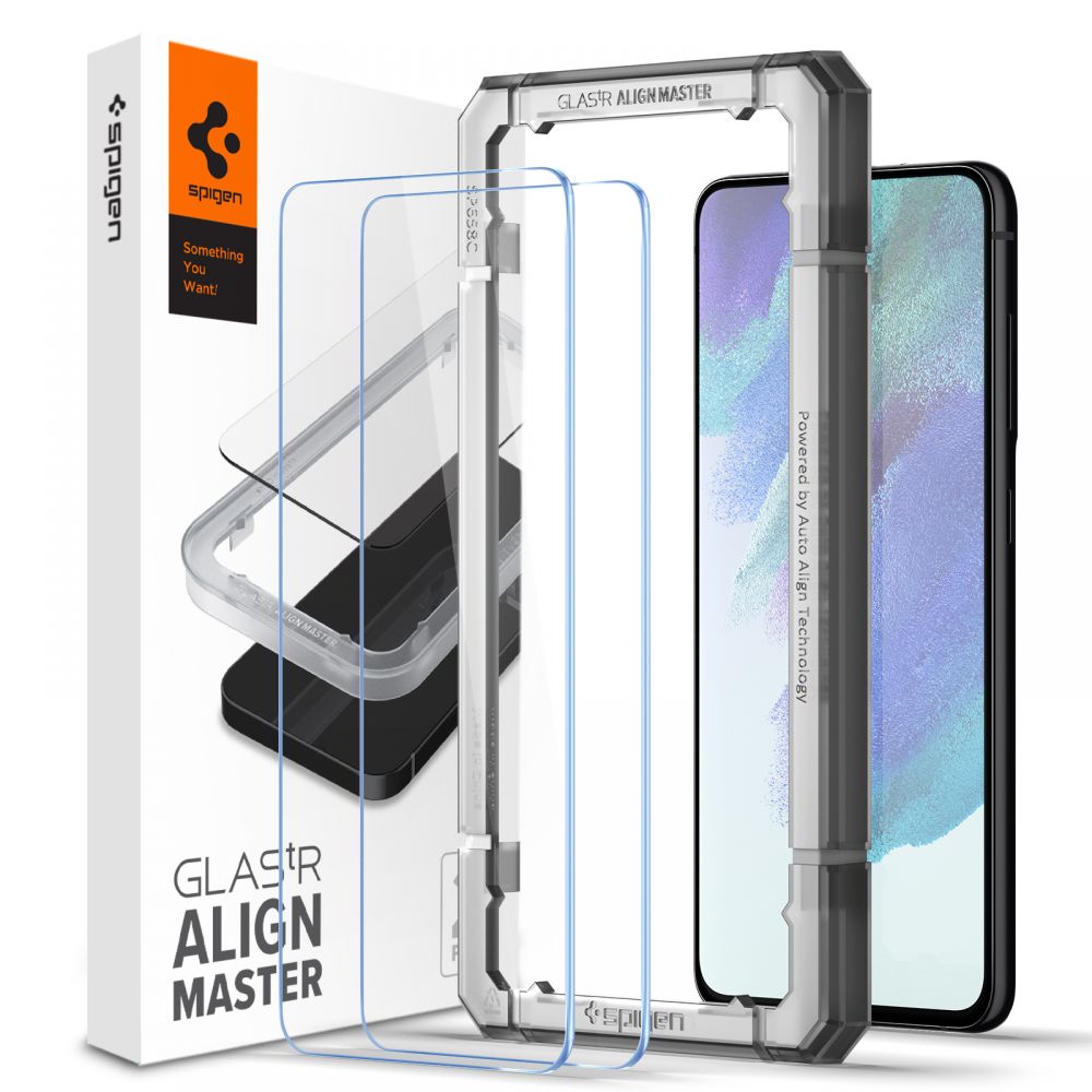 Spigen Samsung Galaxy S21 FE ALM GLAS.tR HD Tempered Glass Αντιχαρακτικό Γυαλί Οθόνης 9H - 2 Τεμάχια - Διάφανο