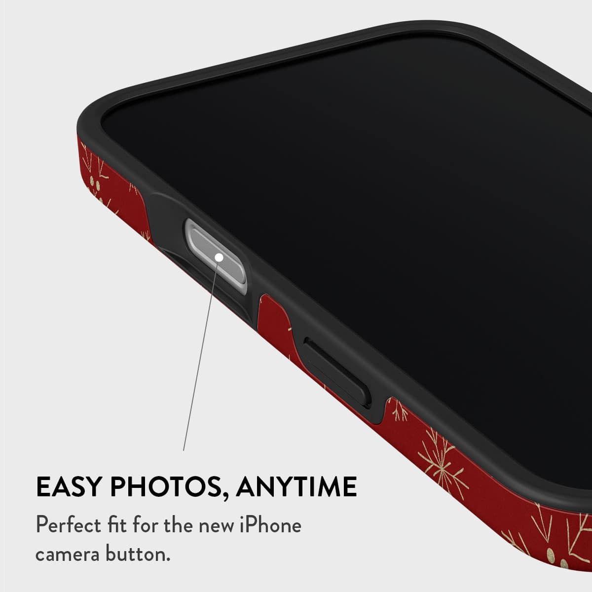 Burga iPhone 16 Fashion Tough MagSafe Σκληρή Θήκη με MagSafe - Dear Santa Snowflake