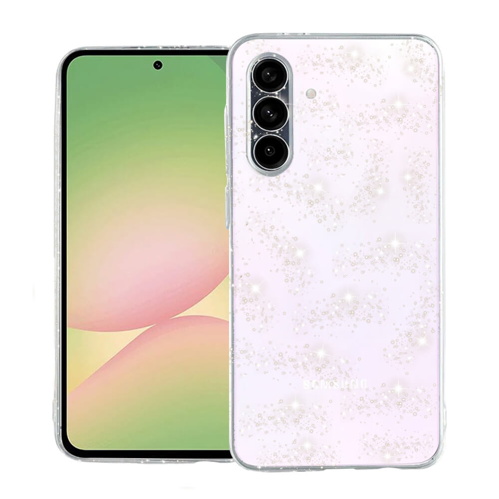 Techsuit Samsung Galaxy A56 5G - SparkleSkin - Θήκη Σιλικόνης με Glitter - Clear