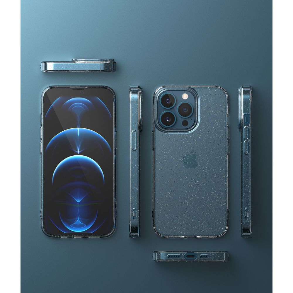 Ringke iPhone 13 Pro Max Air Ultra - Thin TPU Case Λεπτή Θήκη Σιλικόνης - Glitter - Διάφανη