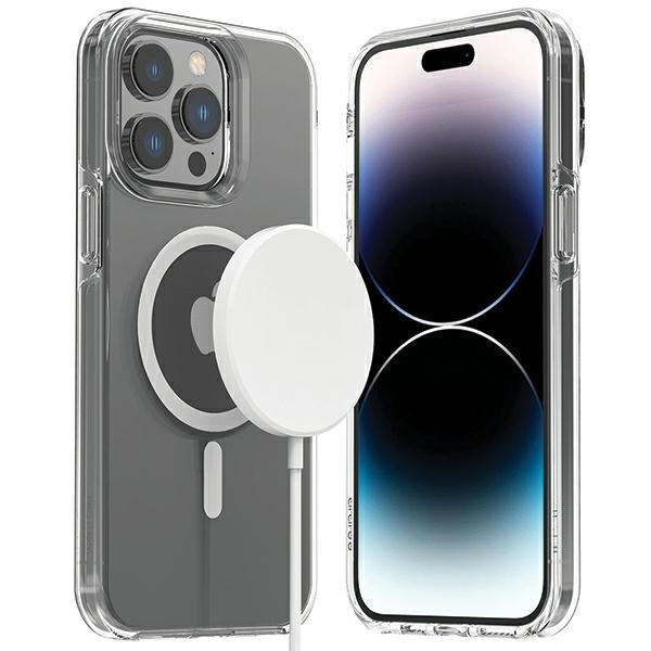 Araree iPhone 14 Pro Max Duple M Σκληρή Θήκη με Πλαίσιο Σιλικόνης και MagSafe - Διάφανη