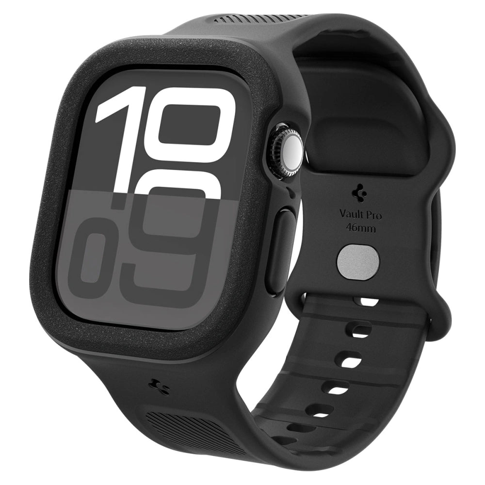 Spigen Λουράκι Apple Watch 10/11 - 46mm με Θήκη Προστασίας - Vault Pro - Matte Black