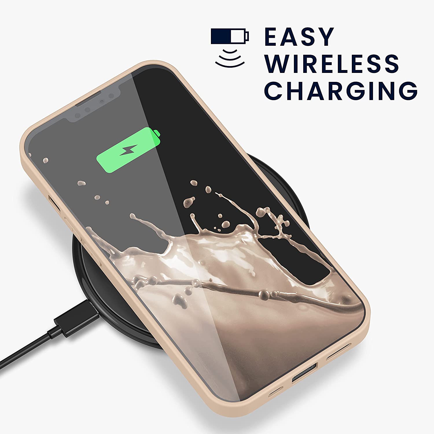 KW iPhone 13 Pro Θήκη Σιλικόνης TPU - Mother of Pearl - 55958.154