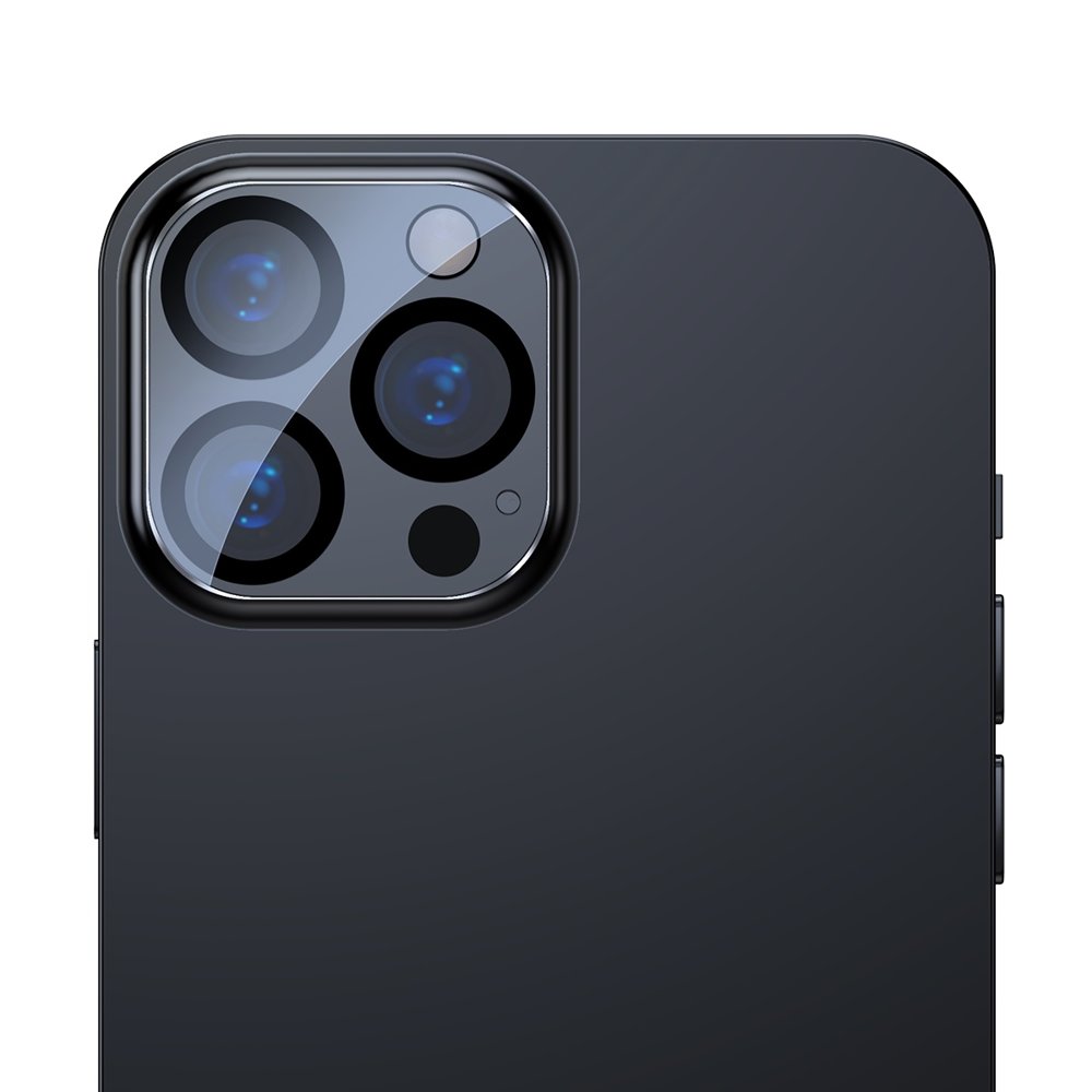 Baseus iPhone 13 Pro / iPhone 13 Pro Max Full Frame Lens Film 0.3mm - Αντιχαρακτικό Γυαλί για την Κάμερα - 2 Τεμάχια - Clear - SGQK000102