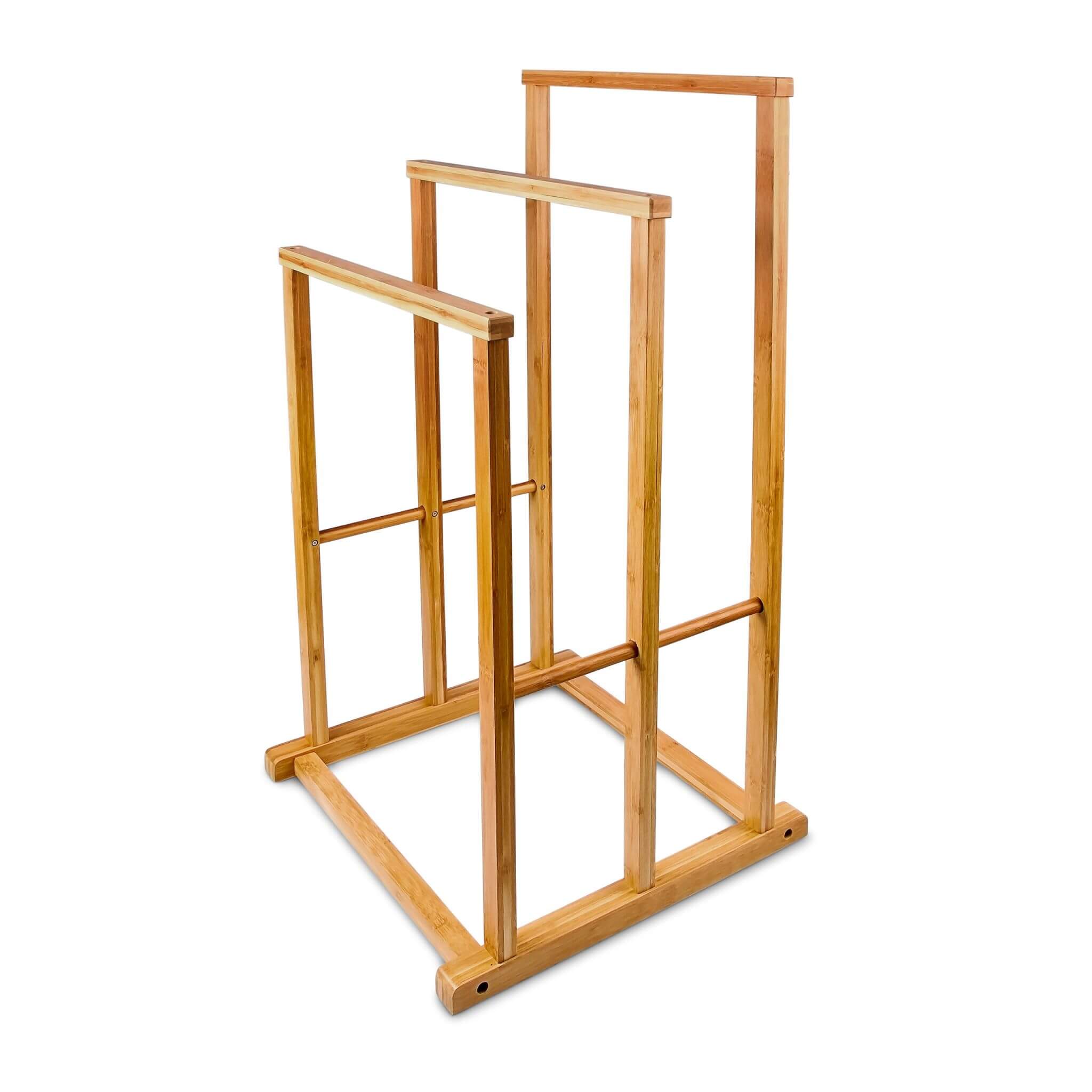 Relaxdays Κρεμάστρα για Πετσέτες από Μπαμπού - Natural - 4052025171537