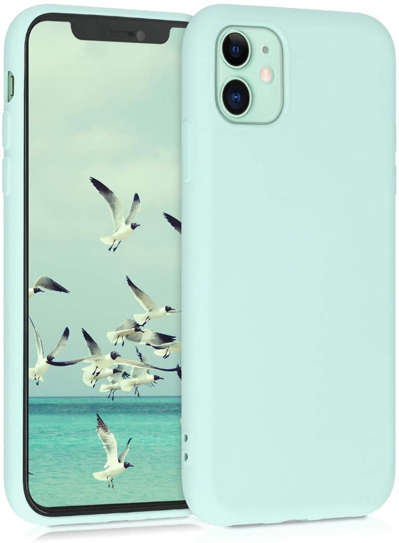 KW iPhone 11 Θήκη Σιλικόνης Rubberized TPU - Mint Matte - 50791.71