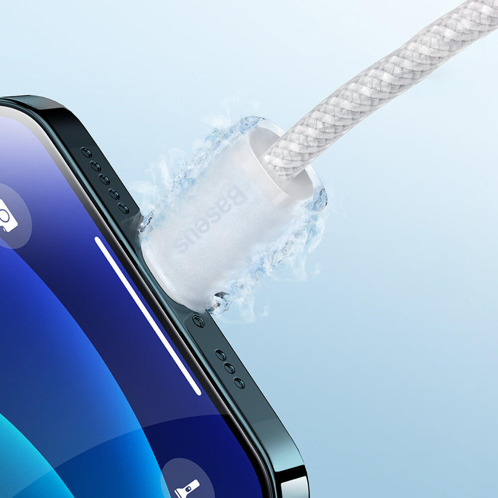 Baseus Dynamic Series 20W - Καλώδιο Δεδομένων και Φόρτισης Type-C to Lightning 1M - White - CALD000002