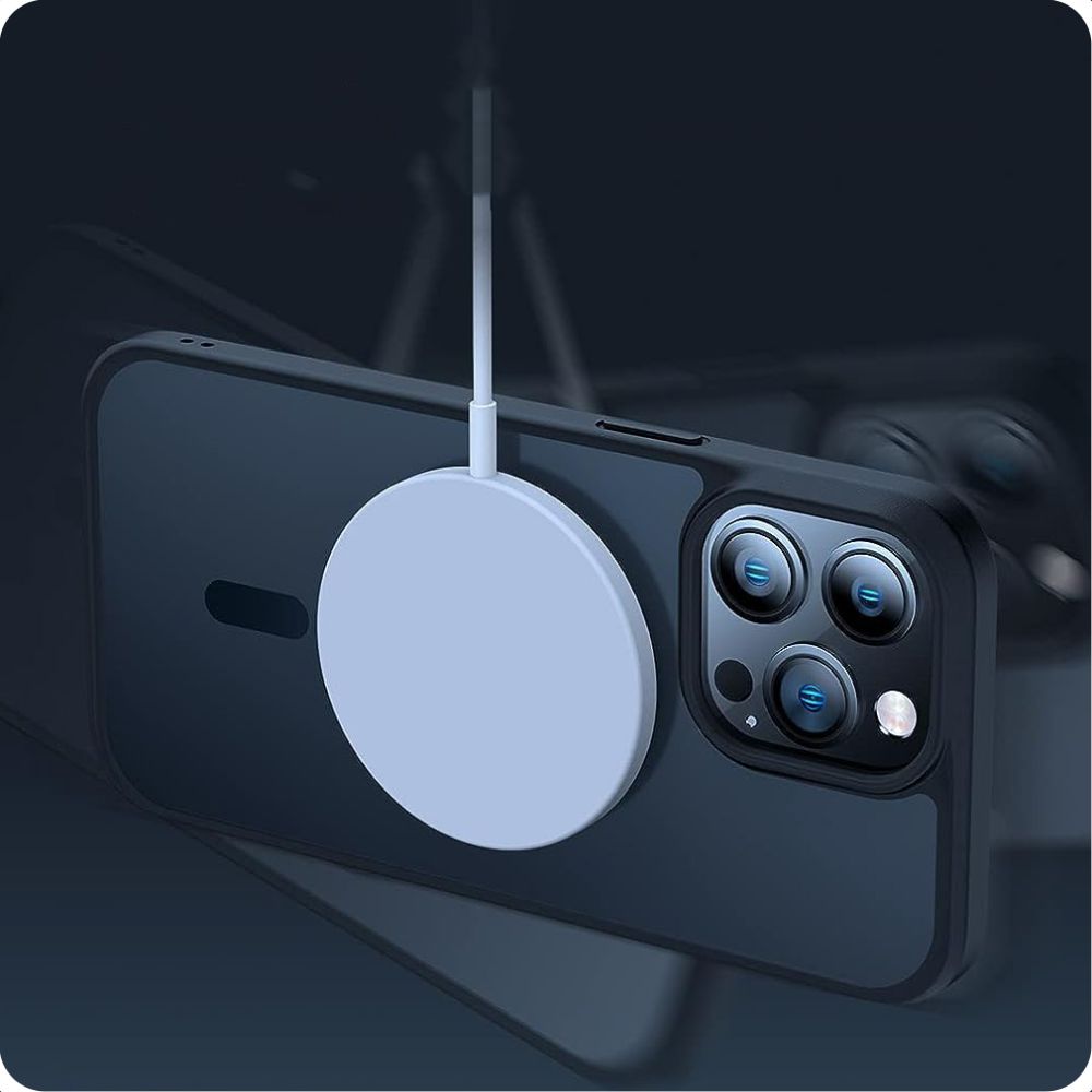 Tech - Protect iPhone 15 MagMat Σκληρή Θήκη με Πλαίσιο Σιλικόνης και MagSafe - Black / Διάφανη