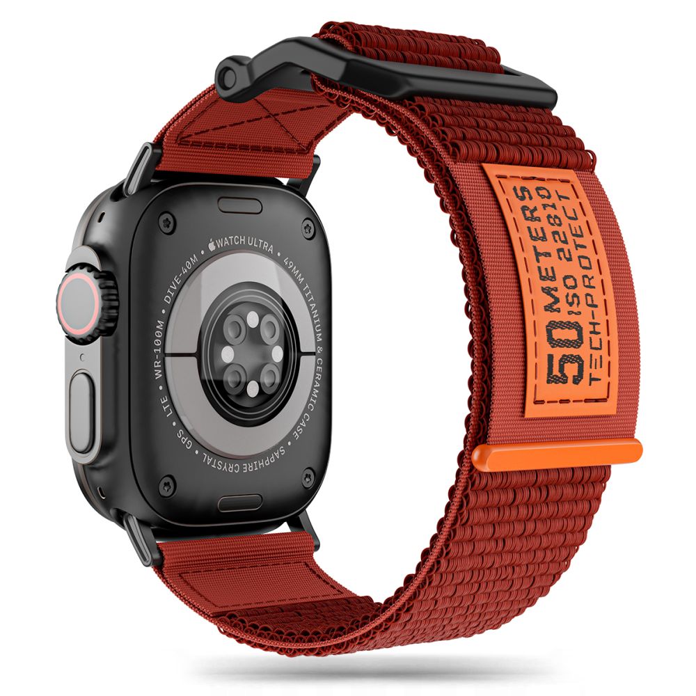 Tech-Protect Λουράκι Apple Watch 4/5/6/7/8/9/10/11 - SE (1/2/3) - ULTRA (1/2/3) - 44/45/46/49mm Scout - Orange