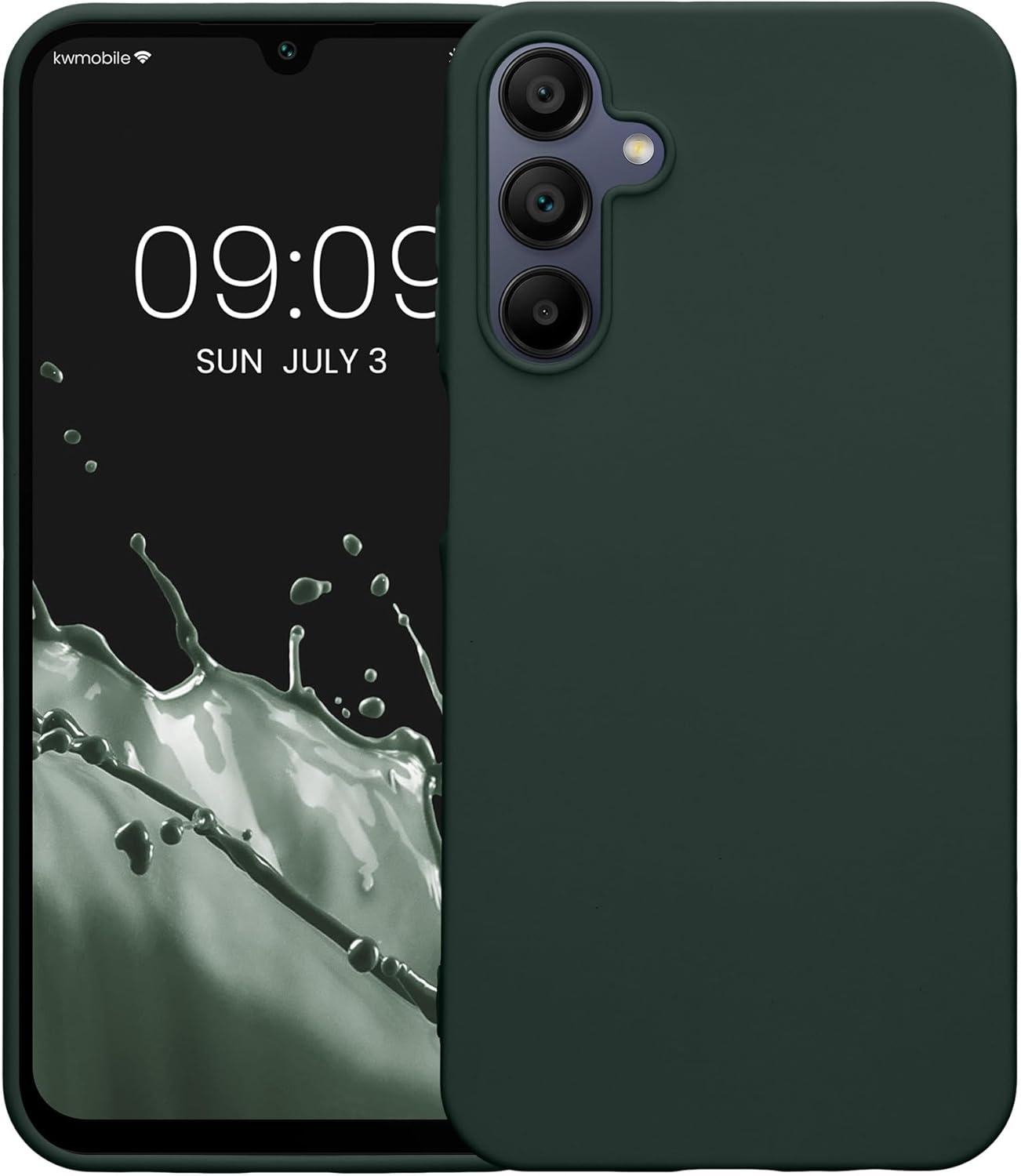 KW Samsung Galaxy A15 4G / A15 5G Θήκη Σιλικόνης TPU - Moss Green