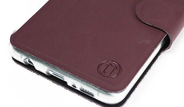 Mobiwear iPhone 13 Pro Θήκη Βιβλίο Slim Flip - Μπορντό - S_BUB