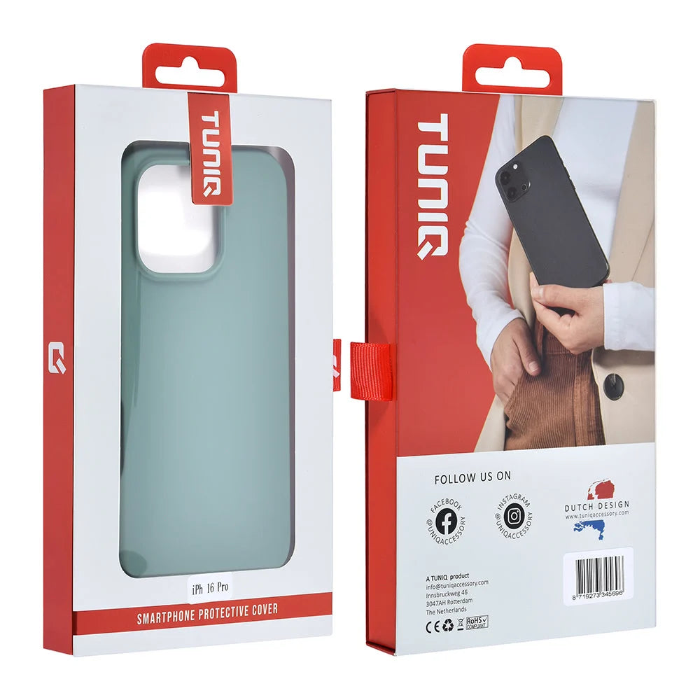 Tuniq iPhone 16 Pro Premium Liquid Silicone Θήκη Σιλικόνης - Green