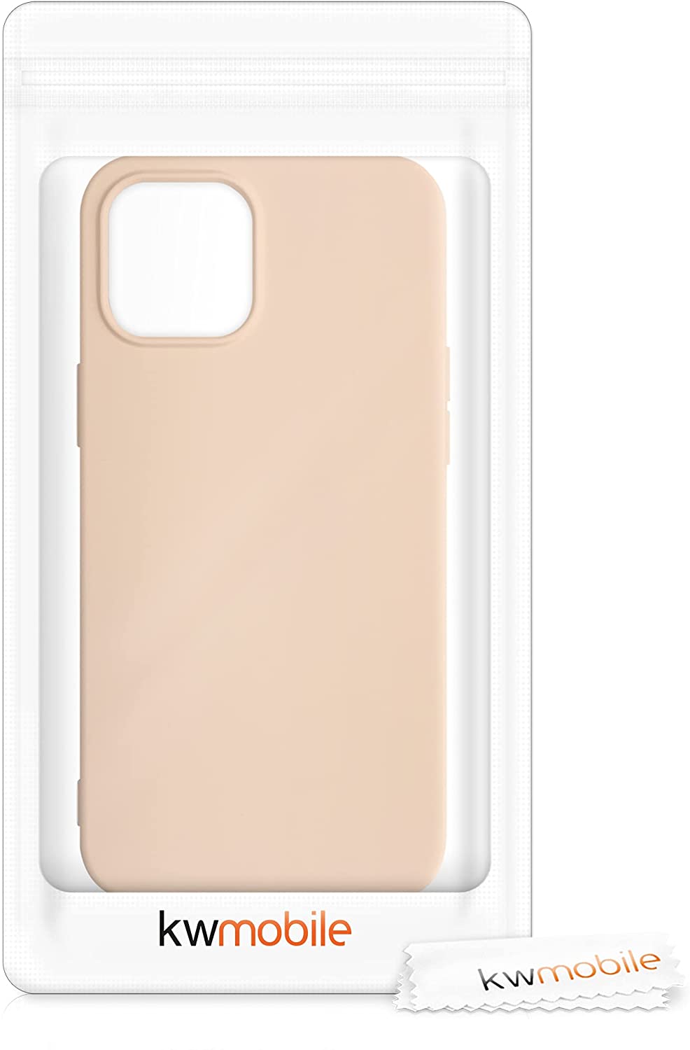 KW iPhone 12 Pro Max Θήκη Σιλικόνης Rubberized TPU - Mother of Pearl - 52714.154