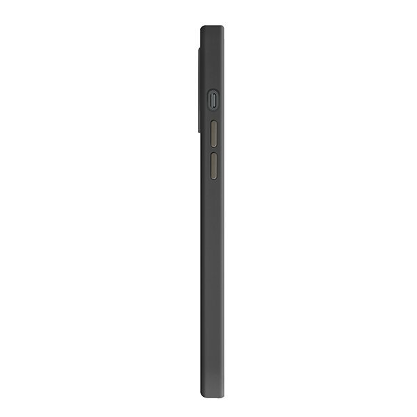 Uniq iPhone 12 Pro Max Lino Hue Θήκη Σιλικόνης - Black