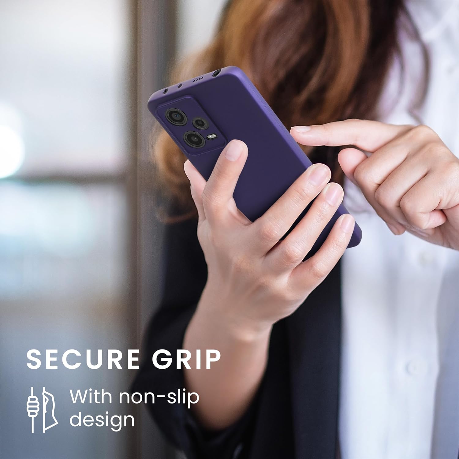 KW Xiaomi Redmi Note 12 Pro 5G Θήκη Σιλικόνης TPU - Metallic Blue Purple