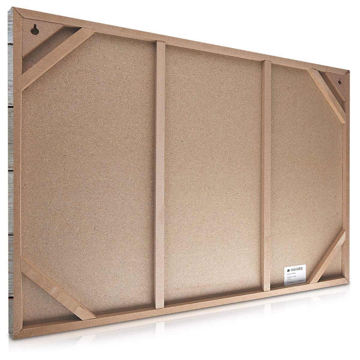 Navaris Μαγνητικός Πίνακας Ανακοινώσεων - 60 x 90 cm - Wooden Planks - 49997.01