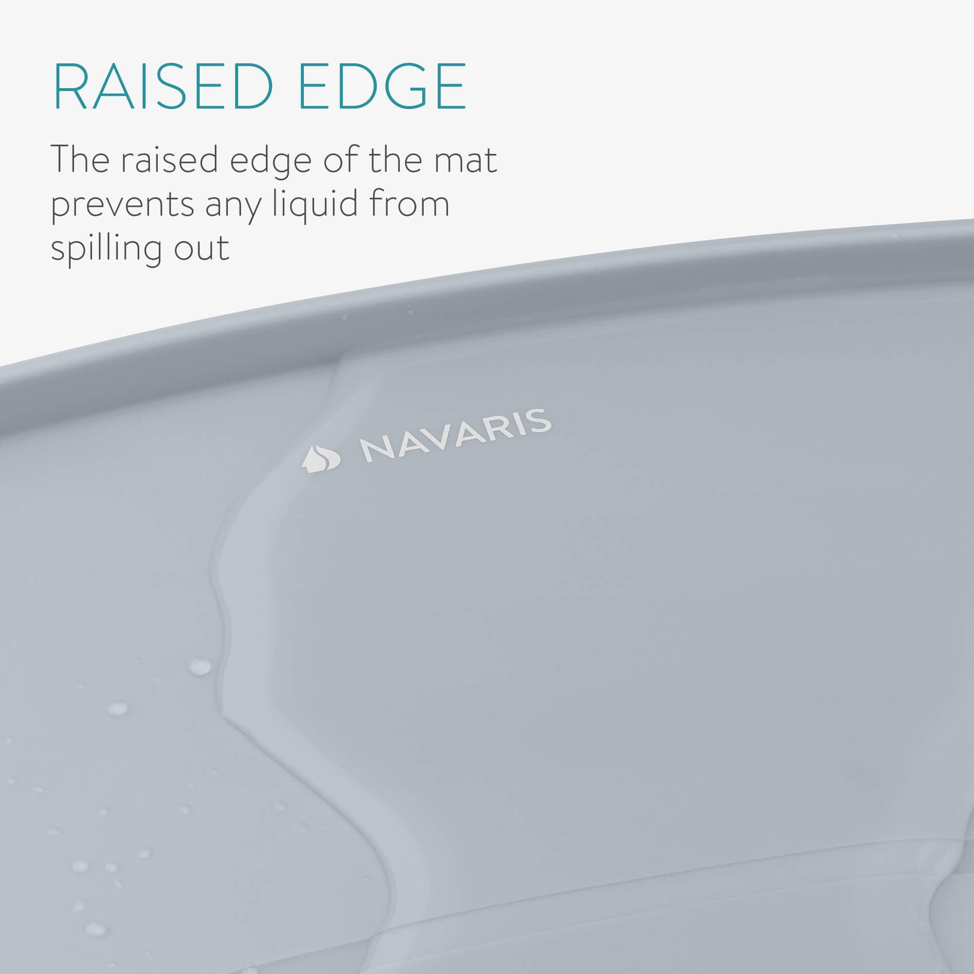 Navaris Χαλάκι Σιλικόνης για Μπολ Γάτας - Grey - 54830.22