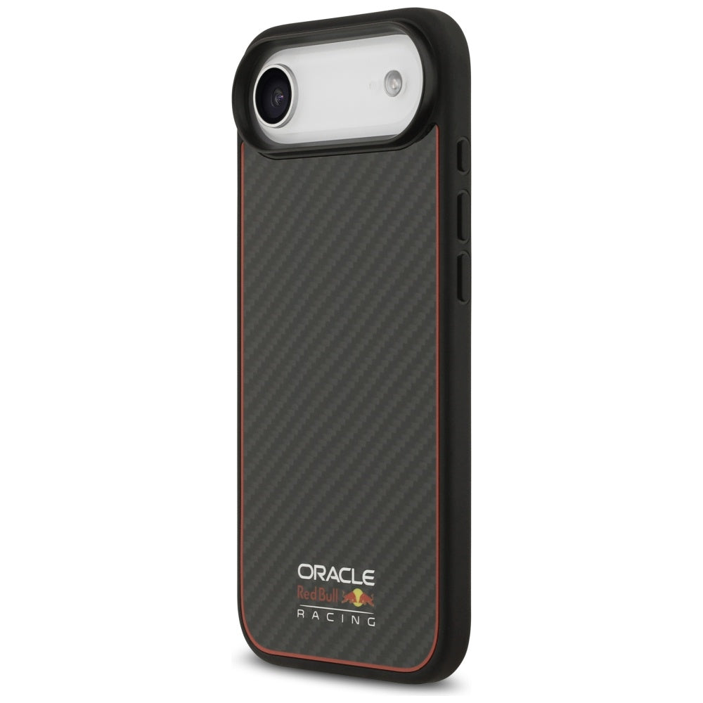 Red Bull iPhone Air - Kevlar Logo Matt MagSafe - Σκληρή Θήκη με Πλαίσιο Σιλικόνης - Black - RBHMP17M24CFOSK