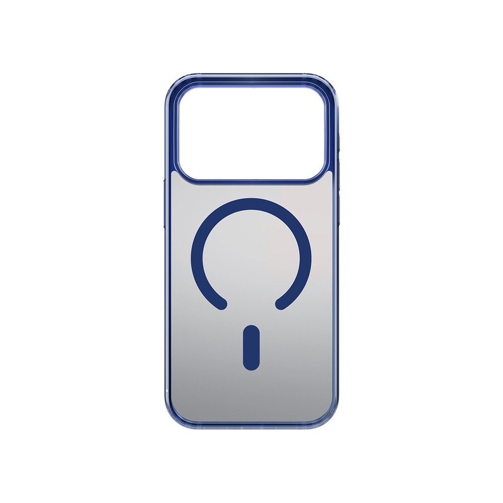 3MK iPhone 17 Pro Σκληρή Θήκη με Πλαίσιο Σιλικόνης και MagSafe - Frosty MagCase - Blue