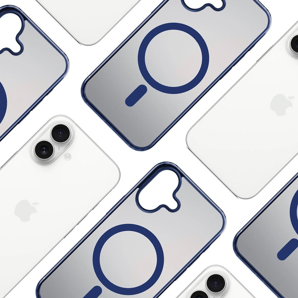 3MK iPhone 17 Pro Σκληρή Θήκη με Πλαίσιο Σιλικόνης και MagSafe - Frosty MagCase - White