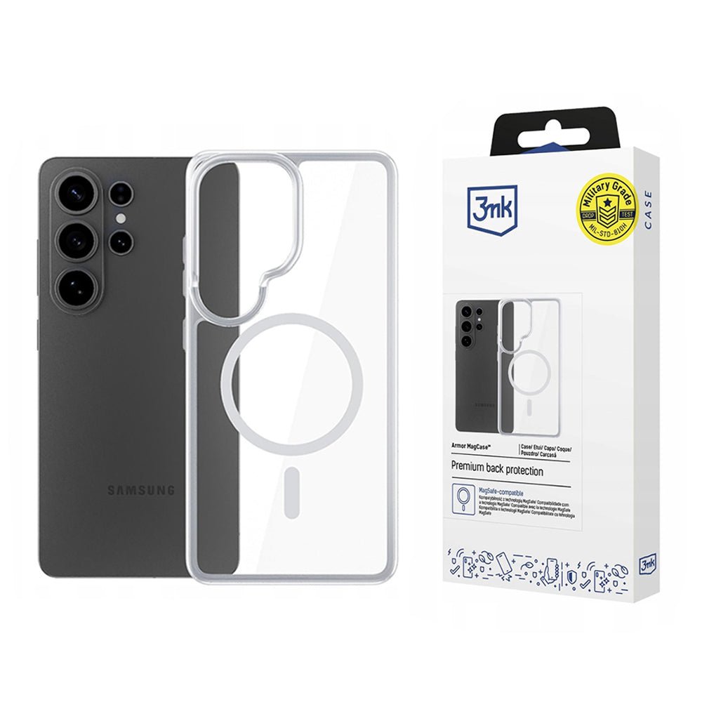 3MK Samsung Galaxy S26 Ultra Θήκη Σιλικόνης με MagSafe - Armor MagCase - Clear