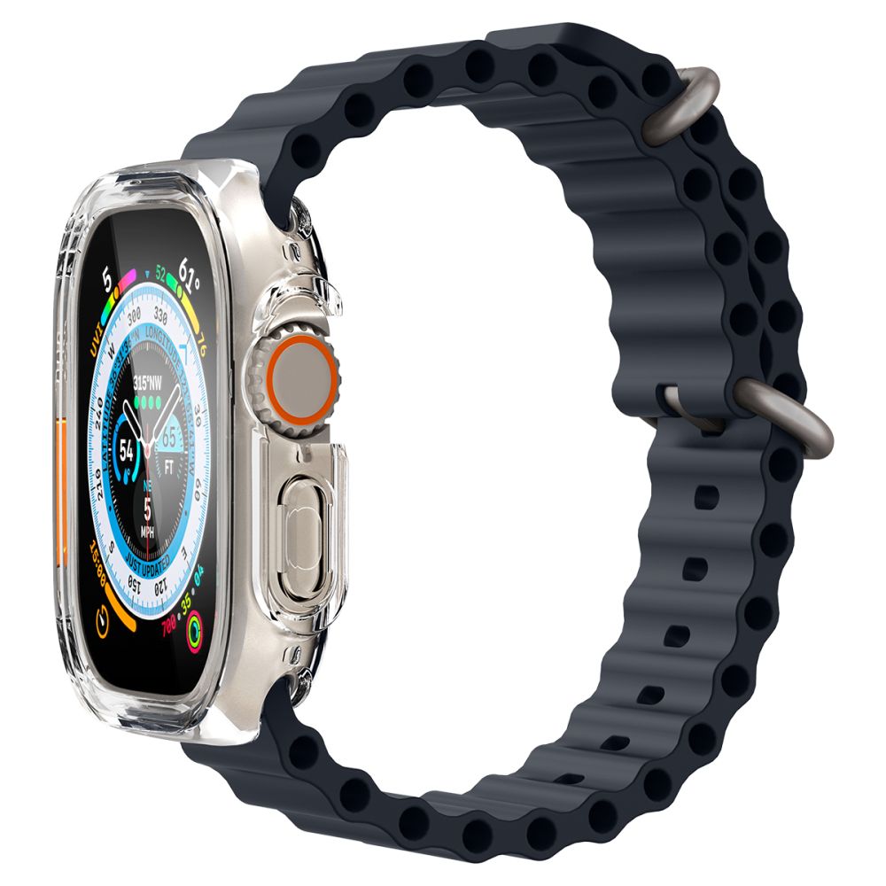 Spigen Θήκη Apple Watch Ultra / Ultra 2 - 49 mm Ultra Hybrid με Προστασία οθόνης - Crystal Clear