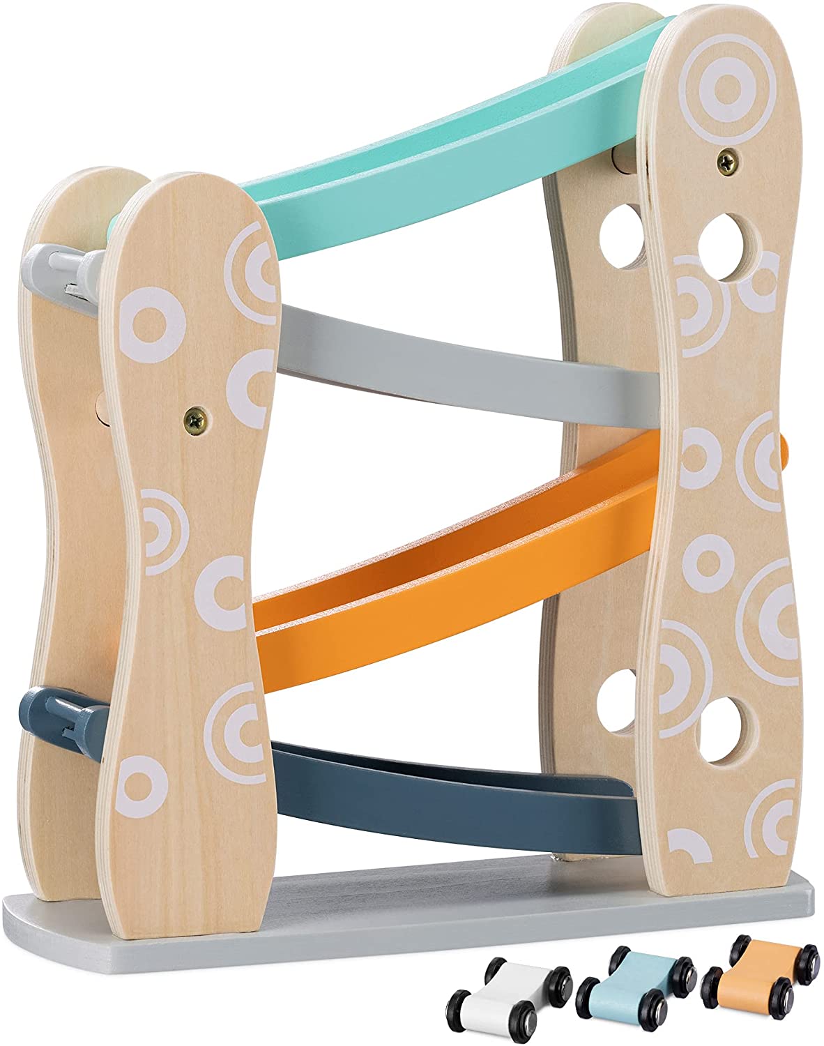 Navaris Ξύλινη Πίστα Αγώνων με 3 Αυτοκινητάκια - 54243.01