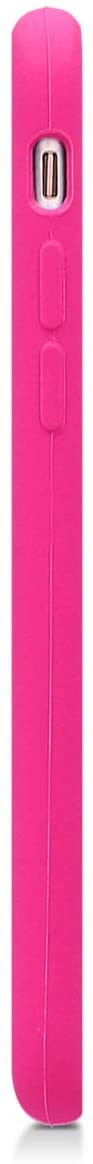 KW iPhone SE 2022 / SE 2020 / 7 / 8 Θήκη Σιλικόνης Rubber TPU - Neon Pink - 40225.08
