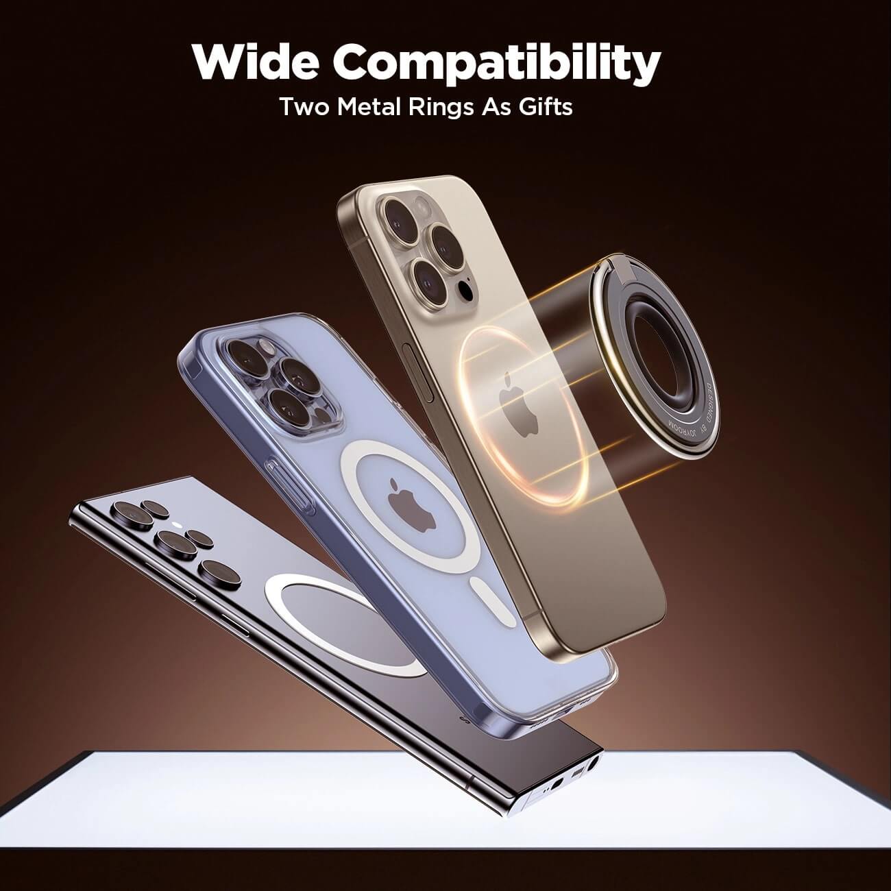 Joyroom JR-ZS383 MagSafe Phone Holder - Δαχτυλίδι Συγκράτησης Κινητού - Βάση Στήριξης - Black