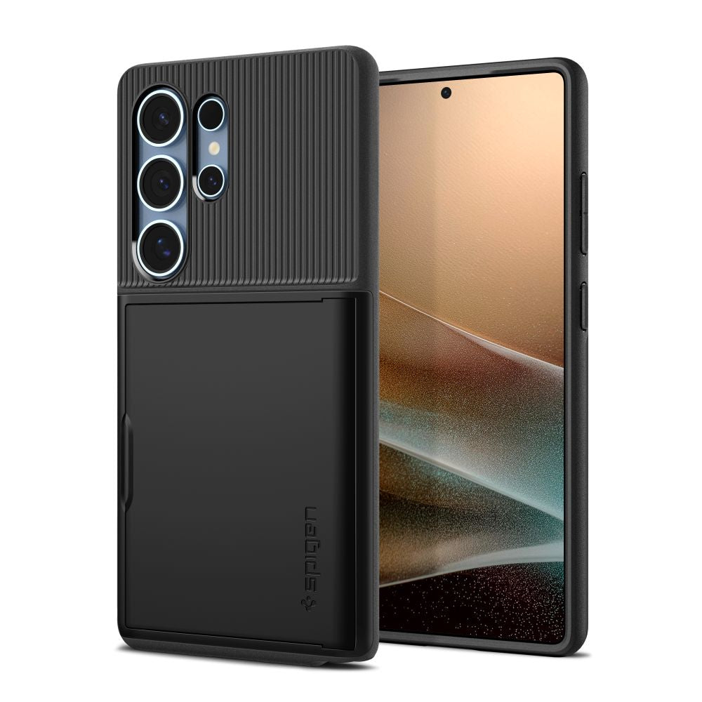Spigen Samsung Galaxy S25 Ultra Slim Armor CS Σκληρή Θήκη με Υποδοχή για Κάρτα - Black