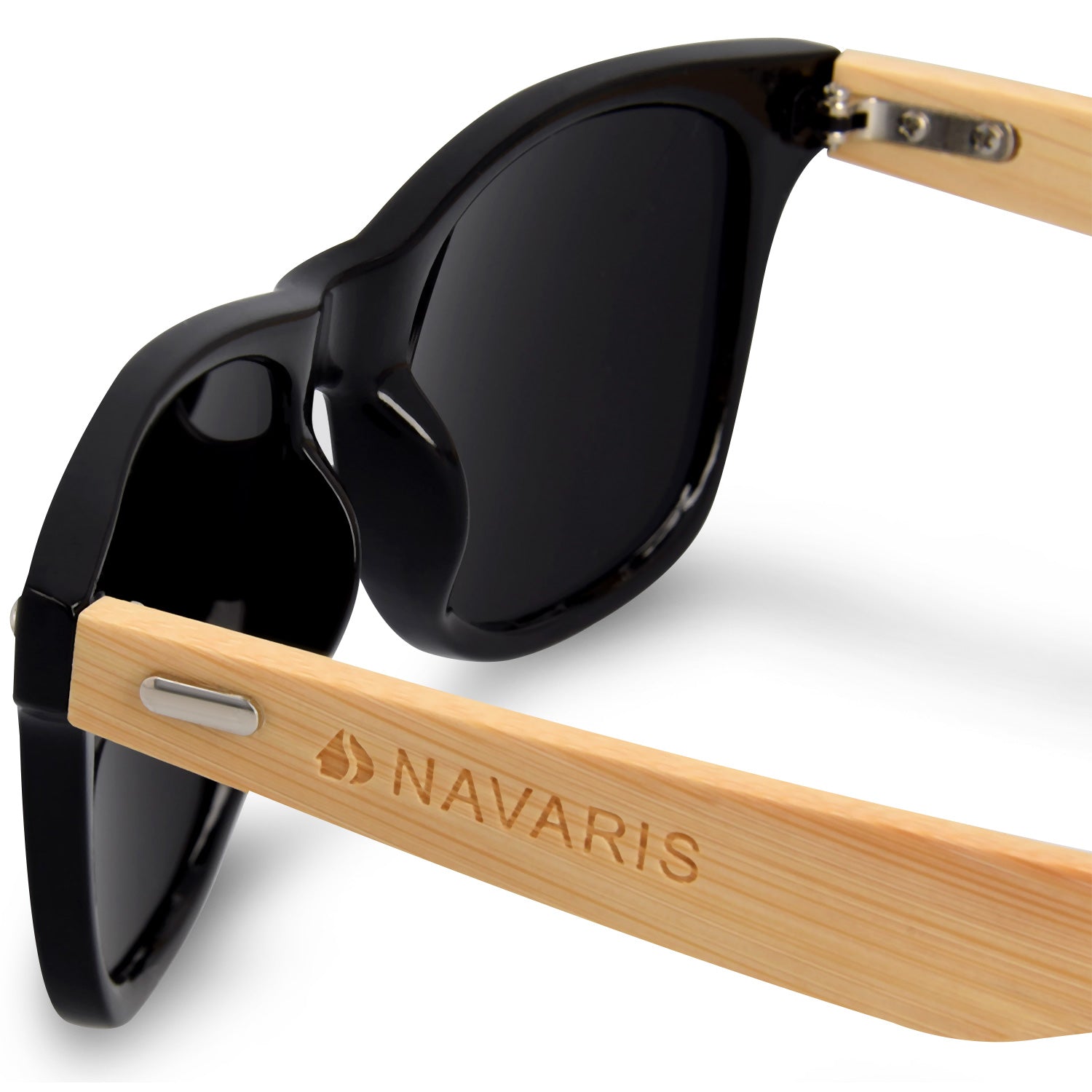 Navaris Unisex Γυαλιά Ηλίου - UV400 - Black / Light Brown - 40731.01.47