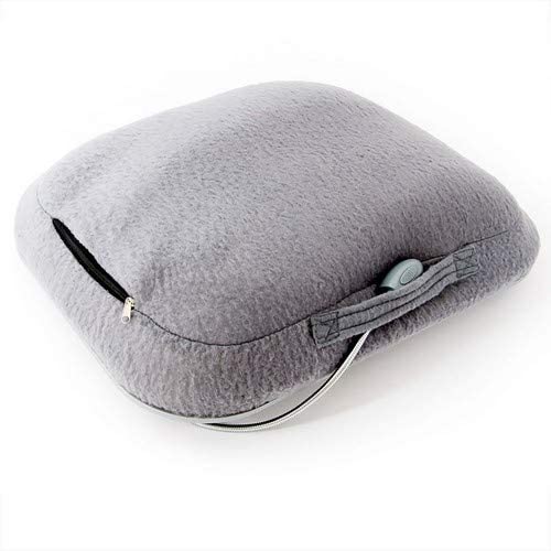 Relaxdays Μαξιλάρι για Laptop / Τάμπλετ με Βάση για Ποτήρι και Θήκη για Στυλό - Grey - 4052025125691