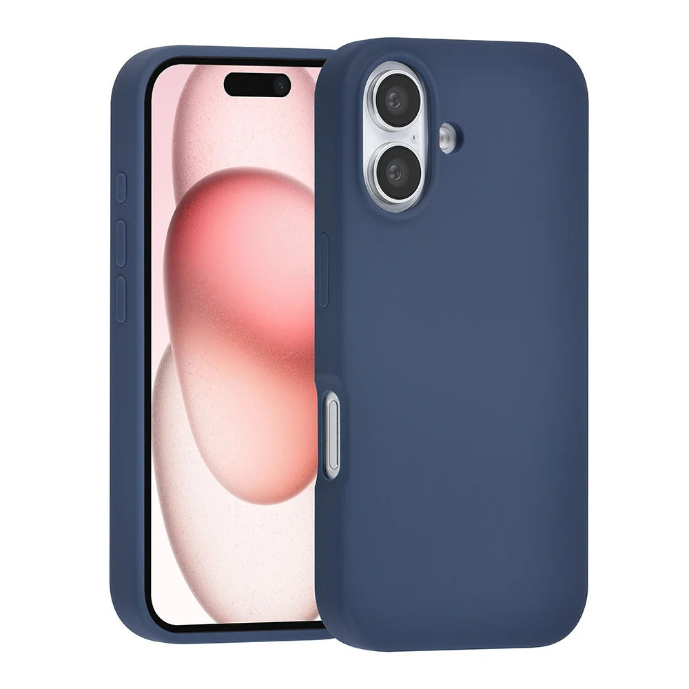 Tuniq iPhone 16 Premium Liquid Silicone Θήκη Σιλικόνης - Dark Blue