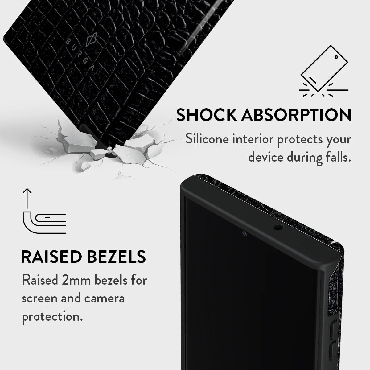 Burga Samsung Galaxy S23 Ultra Fashion Tough Σκληρή Θήκη - Reaper's Touch