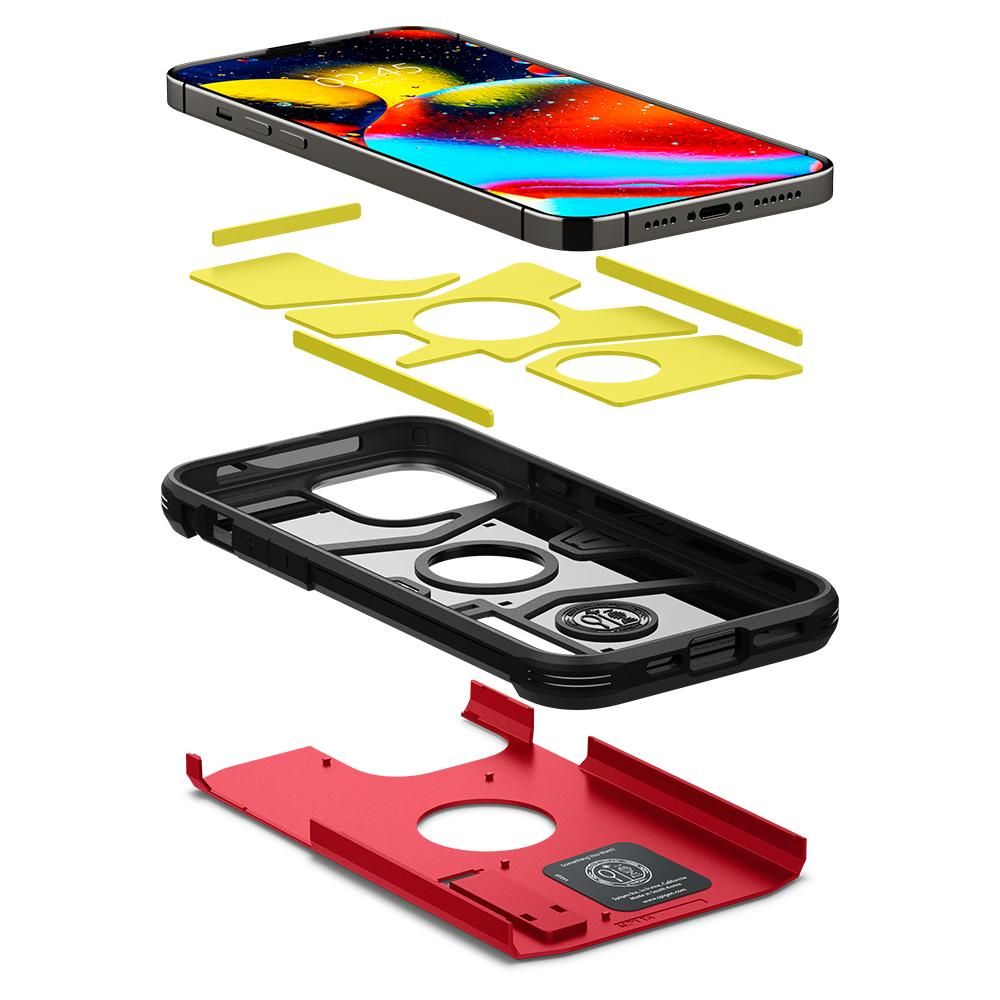 Spigen iPhone 13 Pro Tough Armor Σκληρή Θήκη - Red
