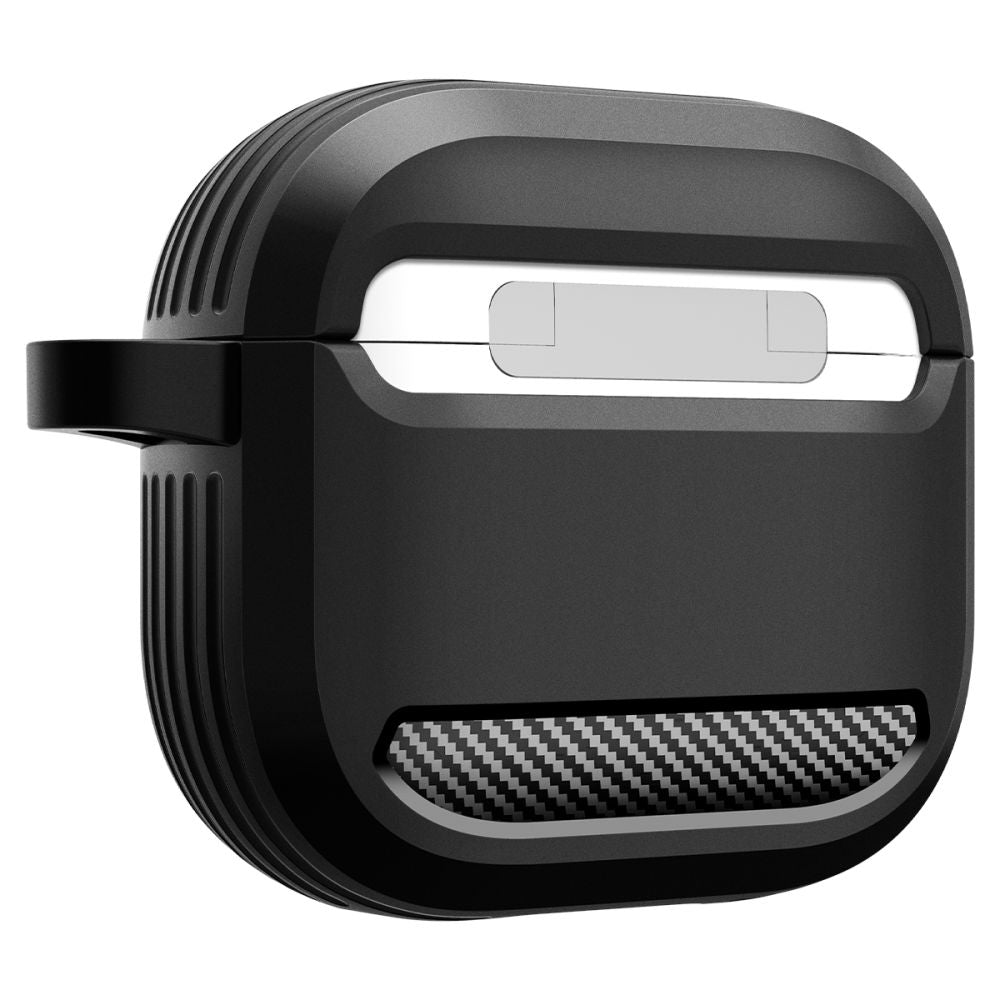 Spigen AirPods 4 Θήκη Σιλικόνης - Rugged Armor - Matte Black